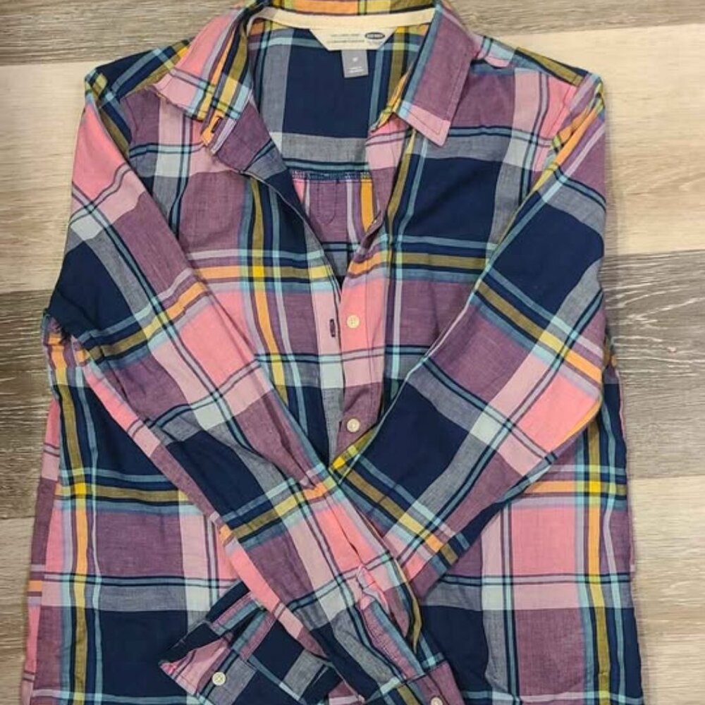 Purple Plaid Shirt